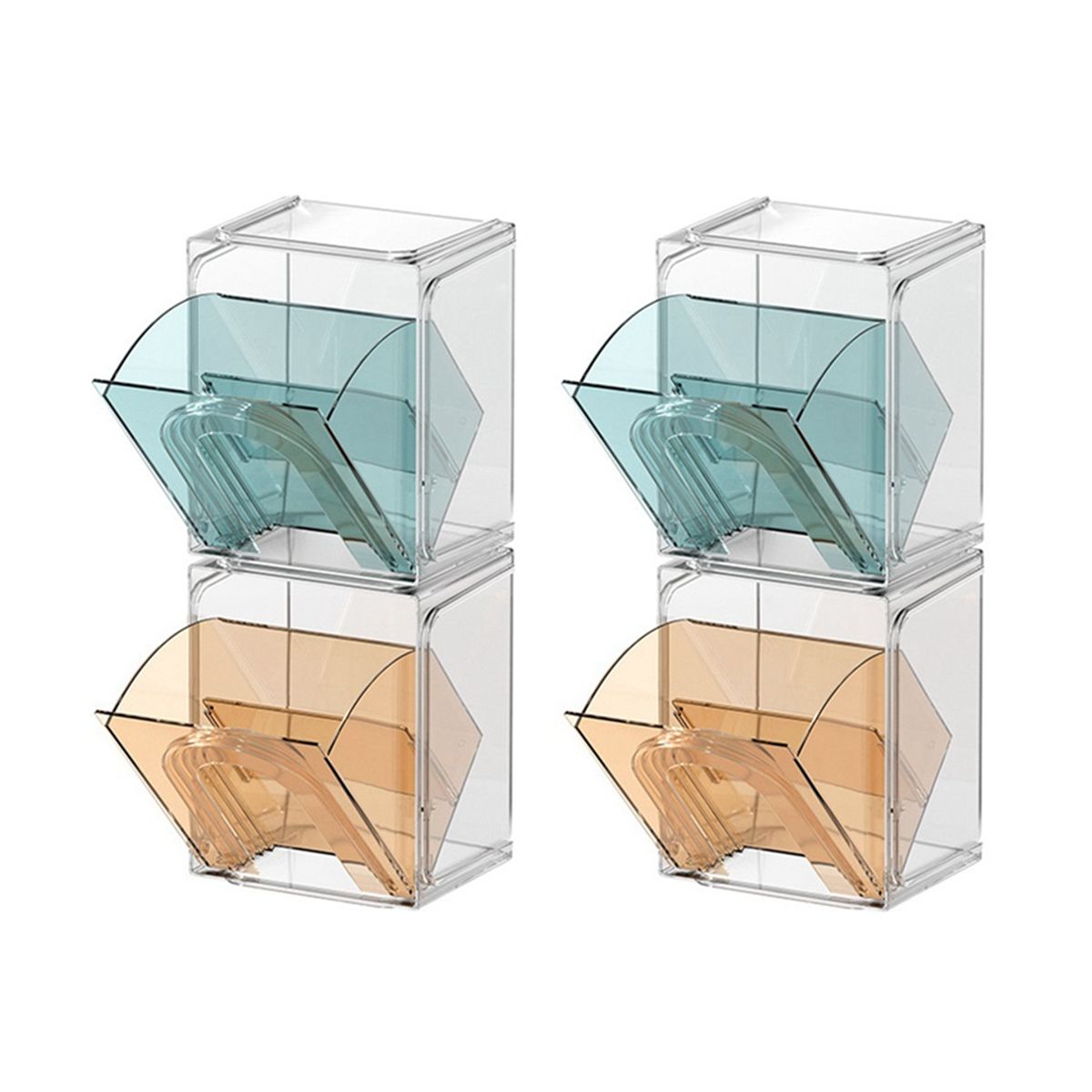 Tea Bag Organizer Capsule Sorting Box Sealed Storage Jar
