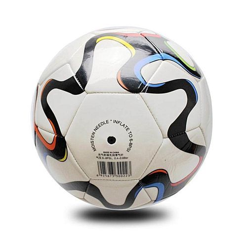 Machine Stitching Hand Stitching Pu Pvc4 No. 5 Handball Football Production Sporting Goods Small Football (White/Size:5)