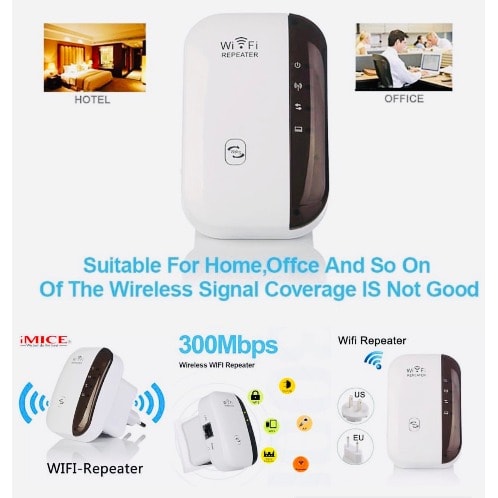 Wireless N Repeater Wifi Repeater Range Expander Signal Booster Extender