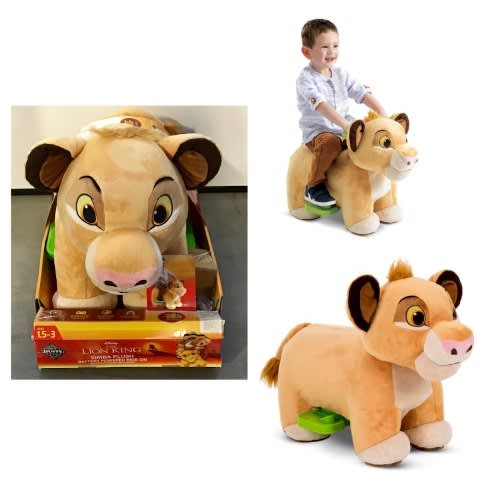 6 Volt Lion King Simba Plush Ride On Bike For 1 Year To 4years