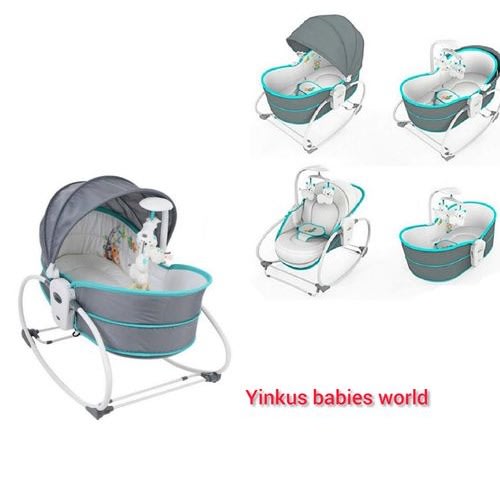 5 In 1 Baby Bassinet Napper Rocker