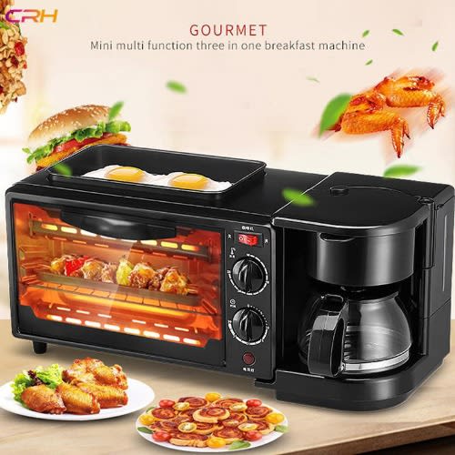 3 In 1 Breakfast Maker Machine  12l - 1250w