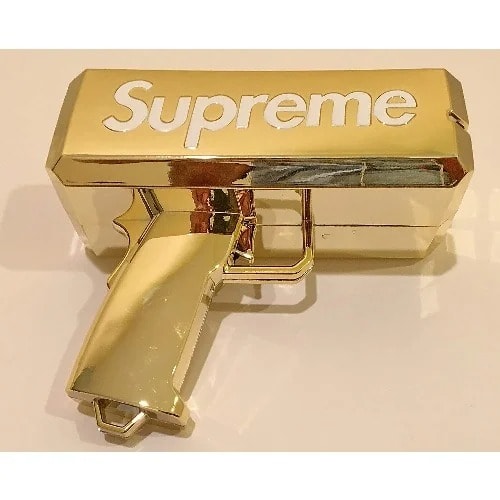 Cash Cannon Supreme Money Gun Spraying Machine - Gold