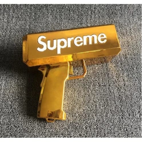 Cash Cannon Supreme Money Gun Spraying Machine - Gold