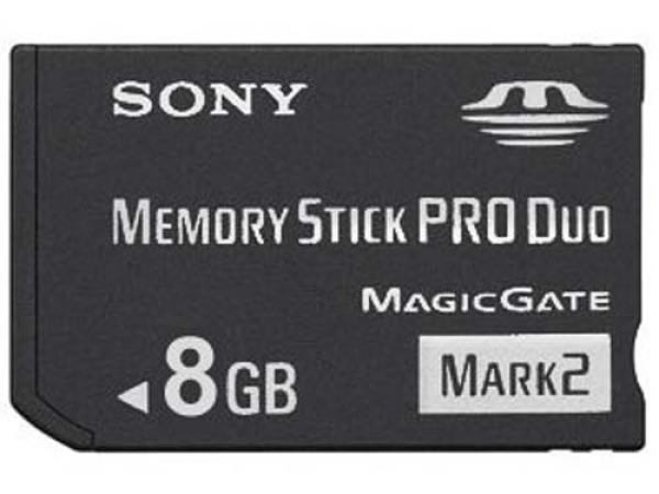 8 GB Sony PRO DUO (Mark 2) Memory Stick for PSP