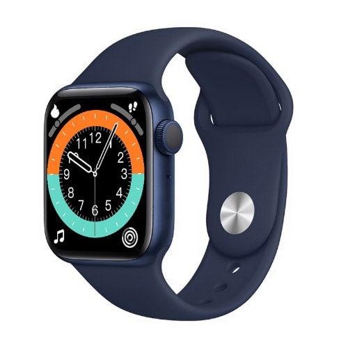 Series 6 Smart Watch Bluetooth Call Watch 1.75 Inch Screen - 44mm Strap - Blue