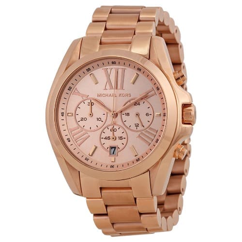 Women Bradshaw Chronograph Rose Gold-tone Watch