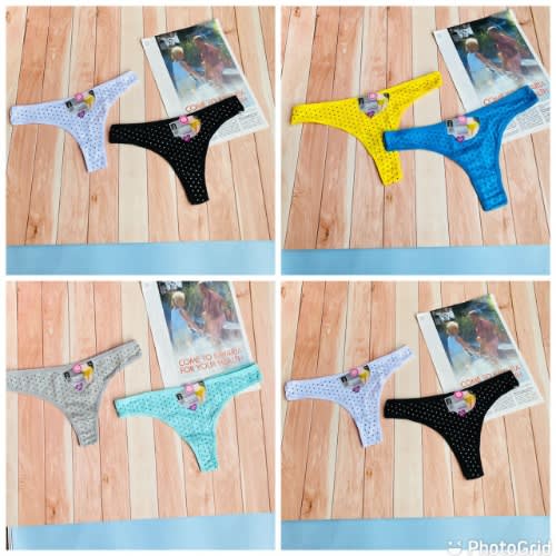 Cotton G-string Pant - 8 In 1