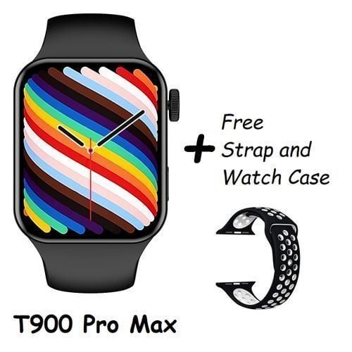 Watch 7 - T900 Pro Max With Free Extra Strap - Black