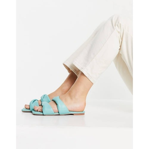 Simmi London Latana Padded Slippers - Light Blue