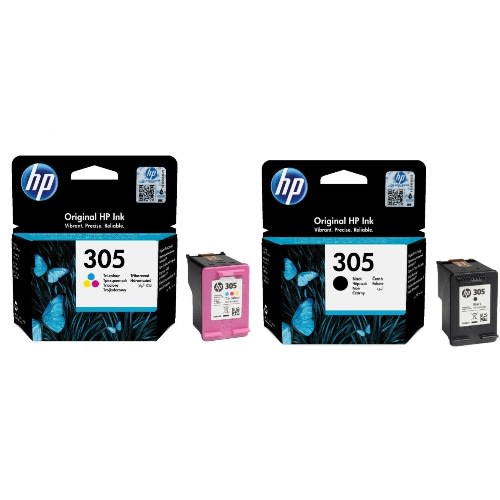 305 Ink Cartridges Complete Set - Black & Coloured