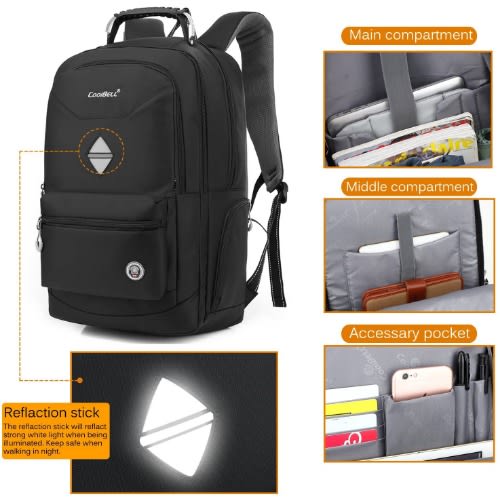 Waterproof Laptop Travel Backpack - 18.4"