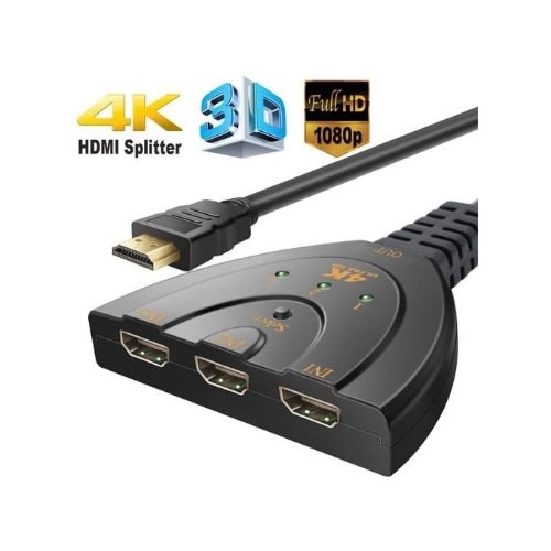 4k Hdmi Switcher - Hdmi Splitter - 3 Port Switch