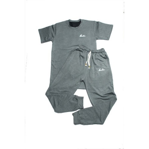 The Zleech Tshirt And Joggers Set - Grey