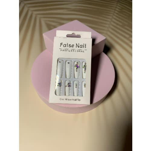Press On Nails - 24pcs - White