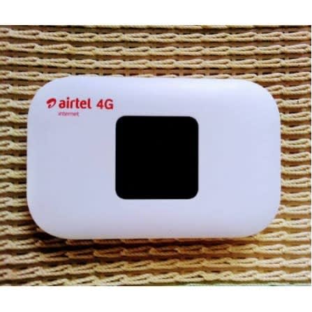 Airtel 4g Wifi Router With 25gb With Free Browsing Sim - White