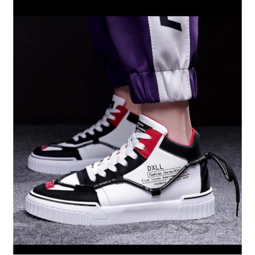 Men Canvas Lace-up Sneakers