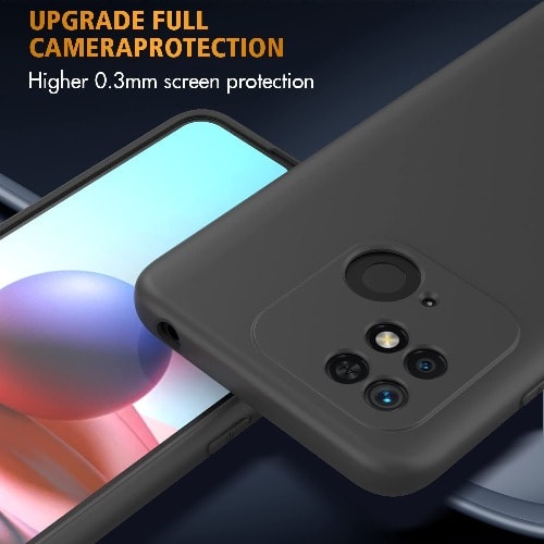 Silicone Rubber Case For Xiaomi Redmi 10c 4g