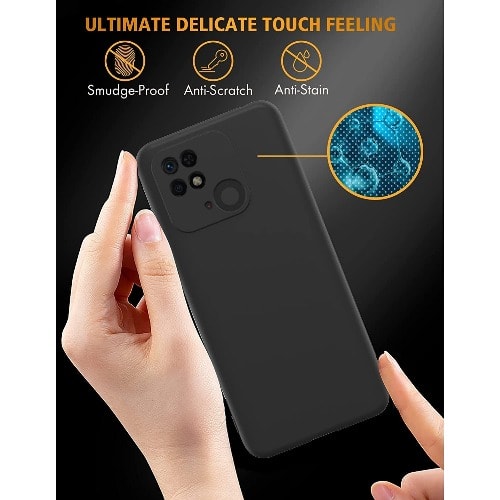 Silicone Rubber Case For Xiaomi Redmi 10c 4g