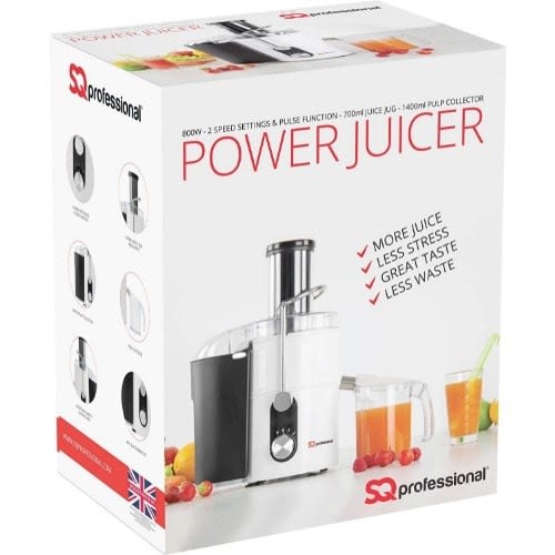 Blitz Power Juicer 800w - 3 Speeds - 700ml Jug - 1400ml Pulp Collector
