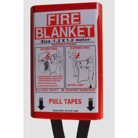 Fire Blanket - Fiber Glass Fabric 1.2m X 1.2m (4ft X 4ft)