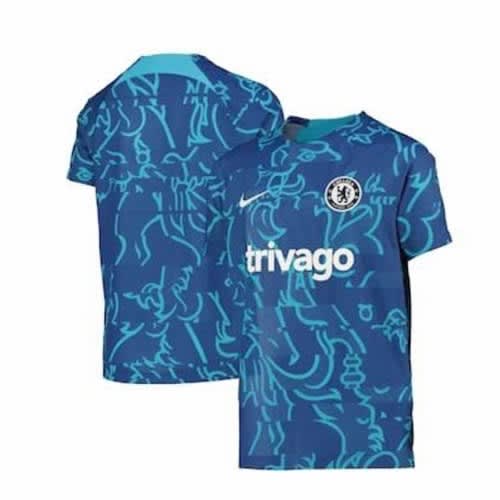 Men's Official Chelsea Fc Training Jersey - Blue