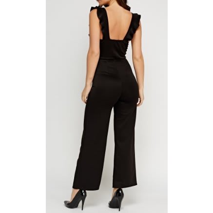 Wide Leg Frilled Jumpsuit 0045