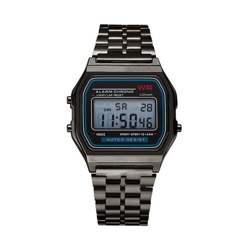 Men's Illuminator Stainless Steel Wrist Watch - Black