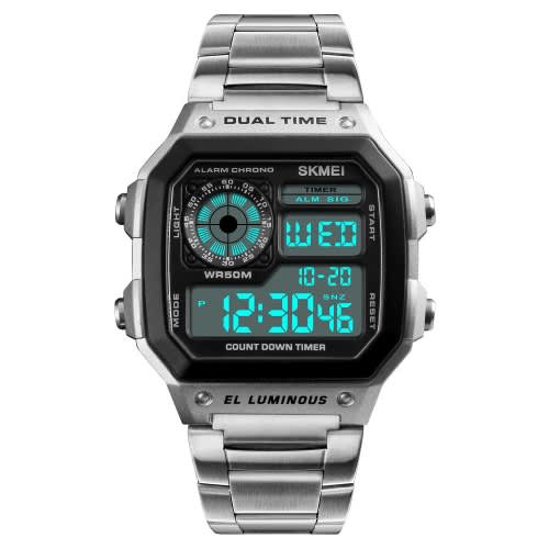 Digital Watch - Silver