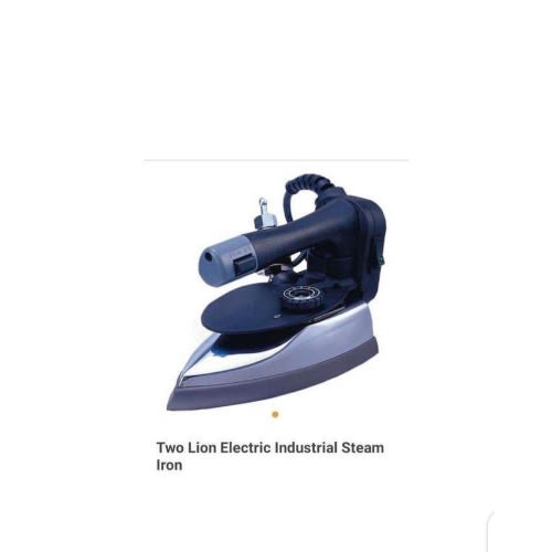 Two Lion Electric Industrial Steam Iron