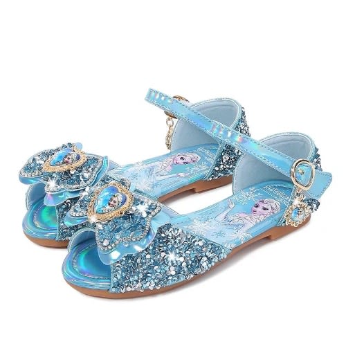 Glittery Girl Shoe- Teal Green