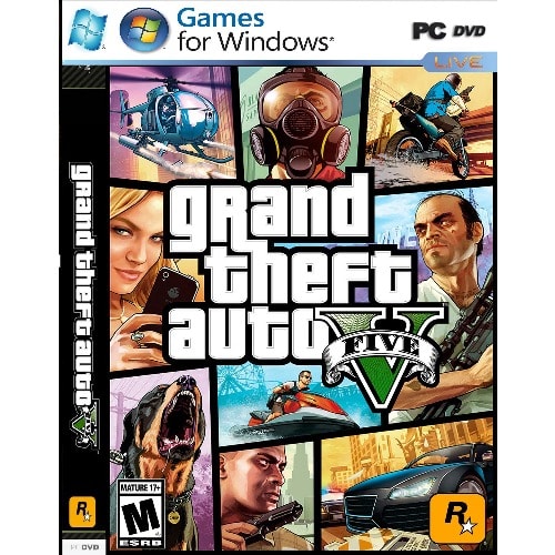 Grand Theft Auto V GTA 5 + Unlimited Money Trainer PC Game DVD Disks + Free Gifts