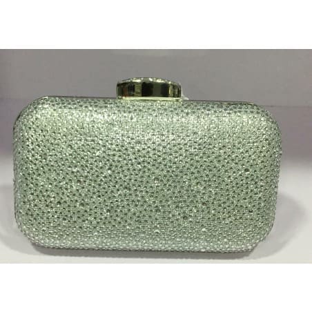 Shimmering Diamante Crystal Purse Clutch