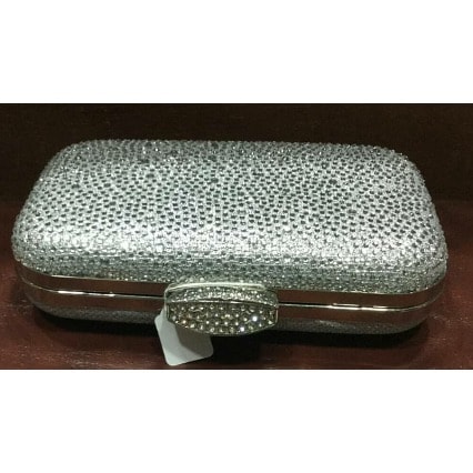Shimmering Diamante Crystal Purse Clutch