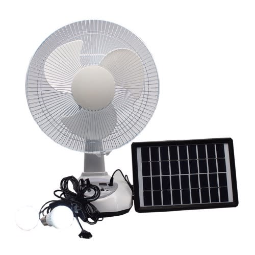 Solar Rechargeable LED Fan