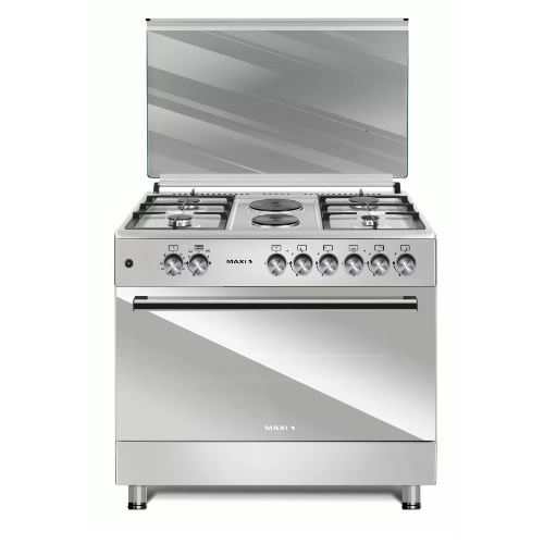 Style 60x90 -4 Gas + 2 Electric - Inox Gas Cooker