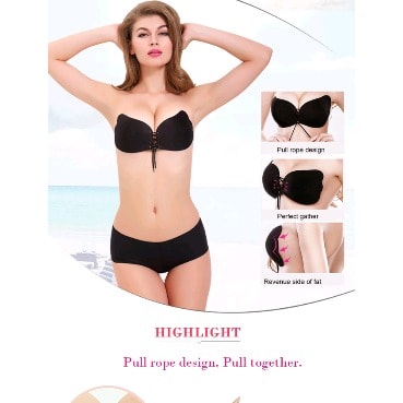 Invisible Adhesive Bra  Strapless Push Up