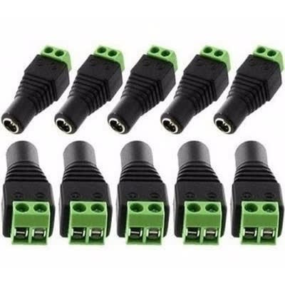 CCTV Female Power Plugs - 10 Pieces