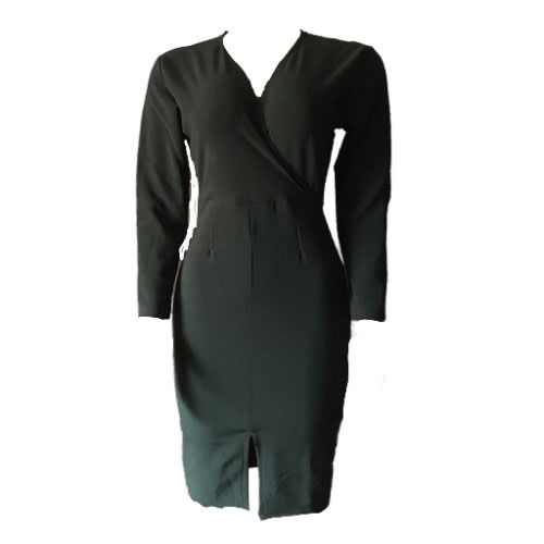 Women's Cooperate Gown - Black
