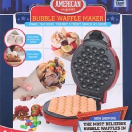 American Originals Bubble Waffle Maker -1000W