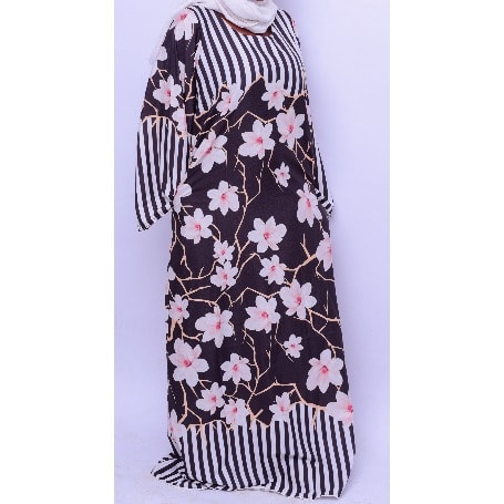 Floral And Stripe Dress