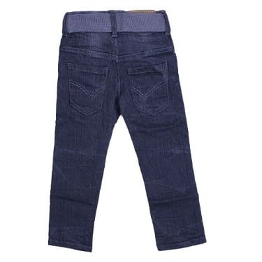 Boys Kid Slim Fit Fantastiflex Jean &cargo Belt - Dark Gray