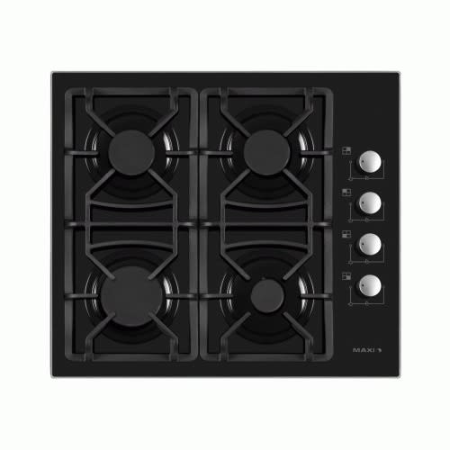 4 Burner Table Top Gas Cooker - 60X60 - Black - T-840