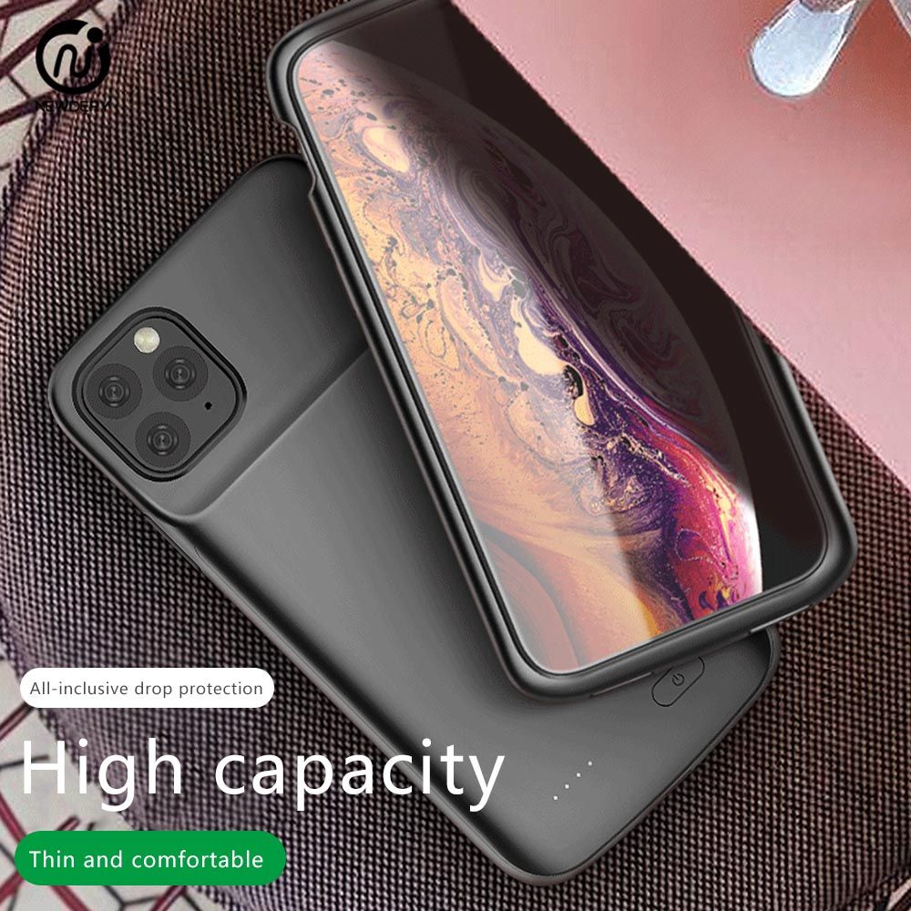 Slim Back Clip Led Indicator 4800/5000mah For Iphone11/11