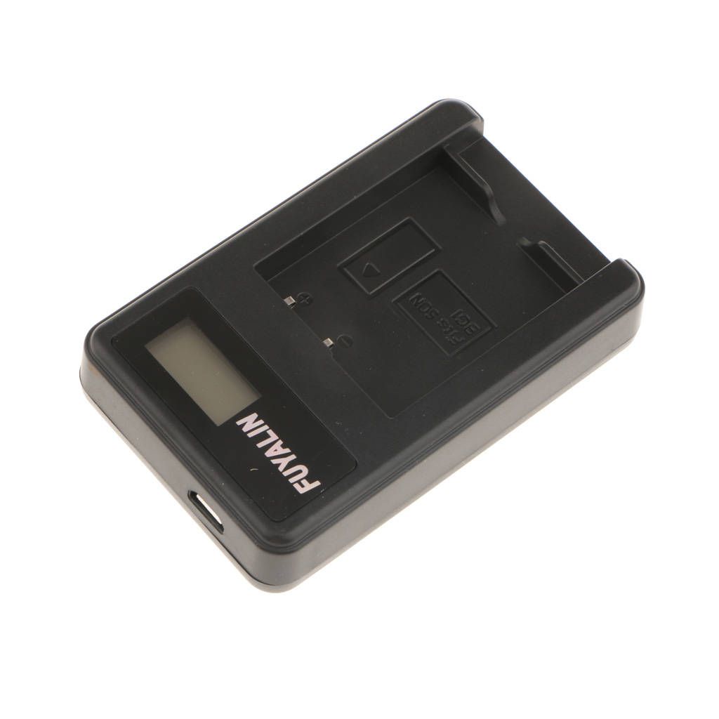 NP-BG1 Battery And Smart LCD Display USB Charger For Sony DSC-W30 W70