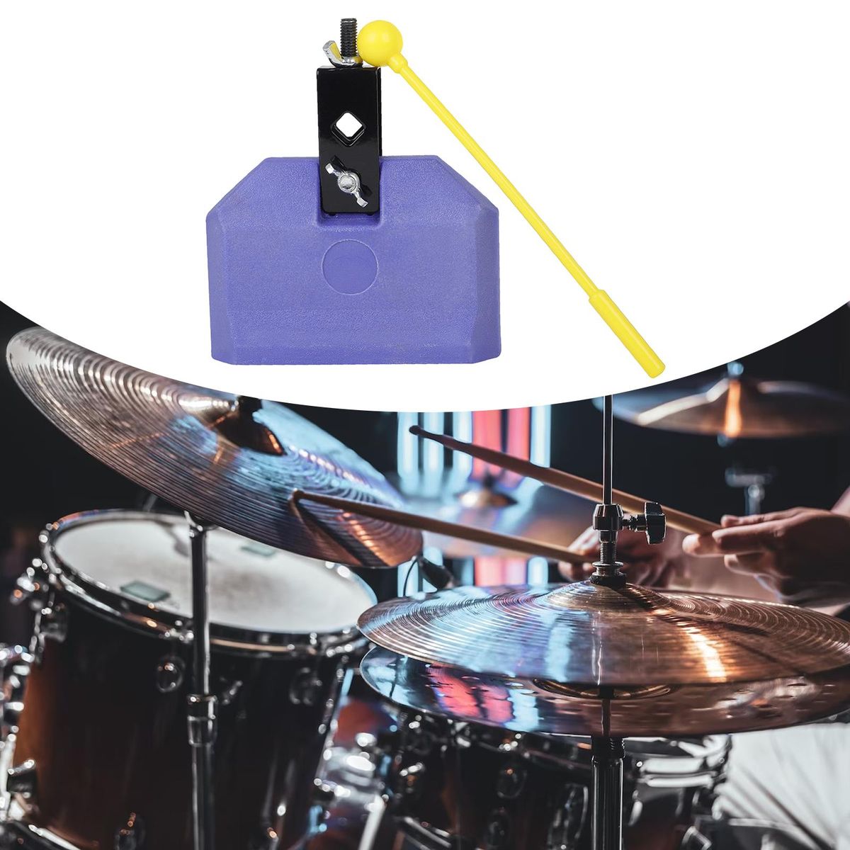 Latin Drum Instrument Cow Bell Practical Drum Accs With