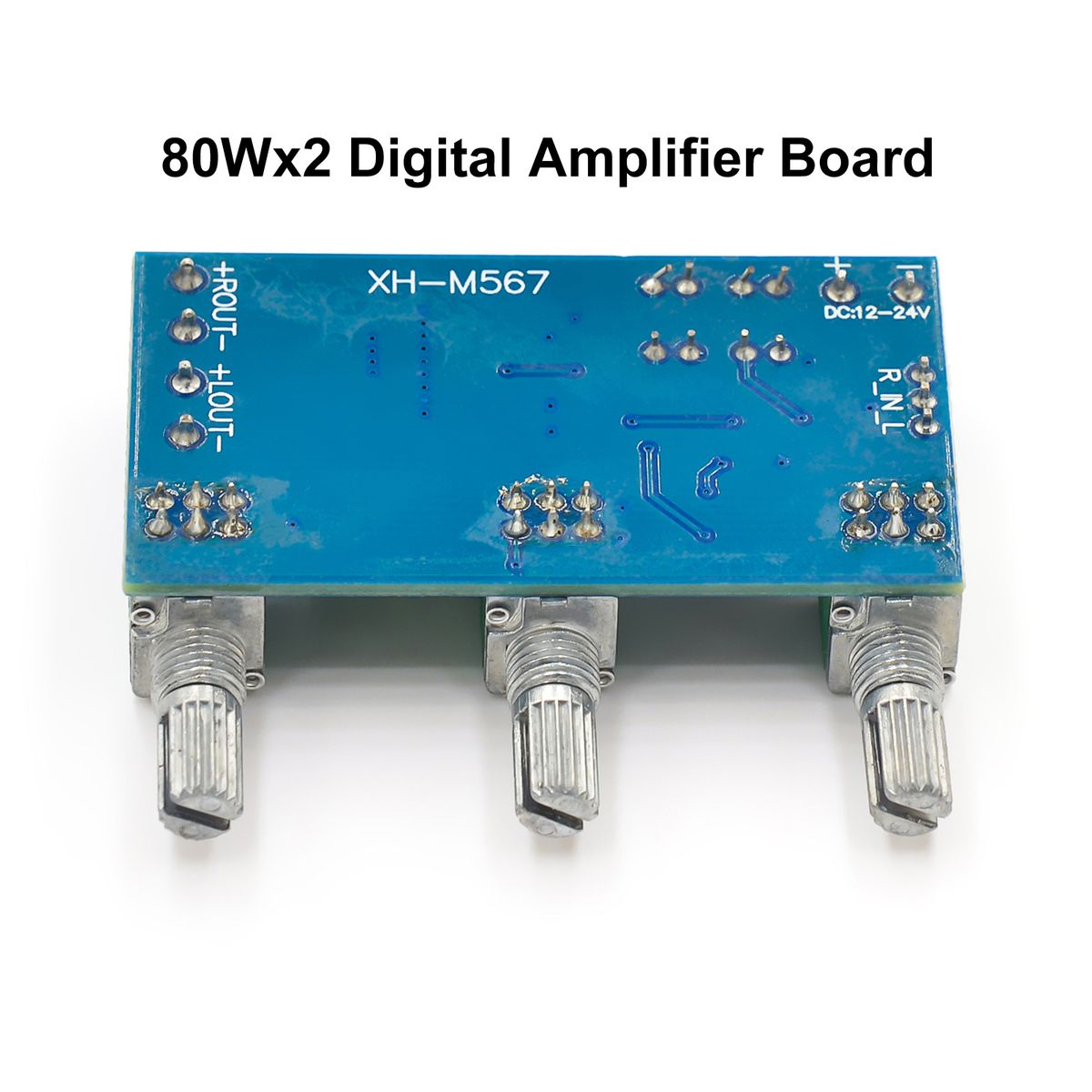 XH-M567 DC 12-24V 80Wx2 Digital Audio TPA3116D2 Treble Bass