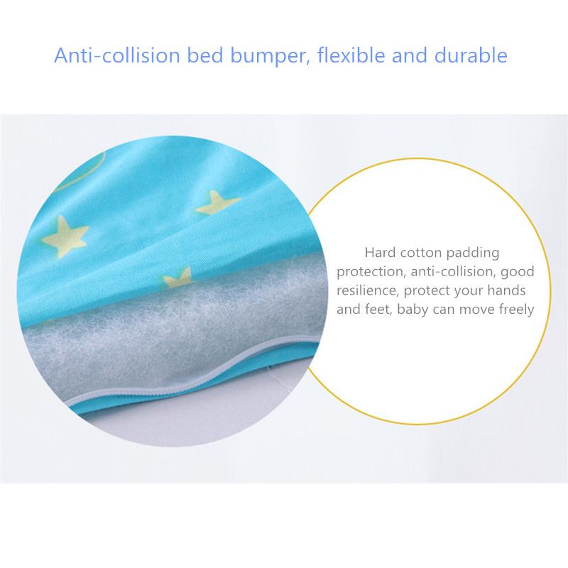 5pcs/set Cartoon Animated Crib Bed Bumper For Newborns Bed