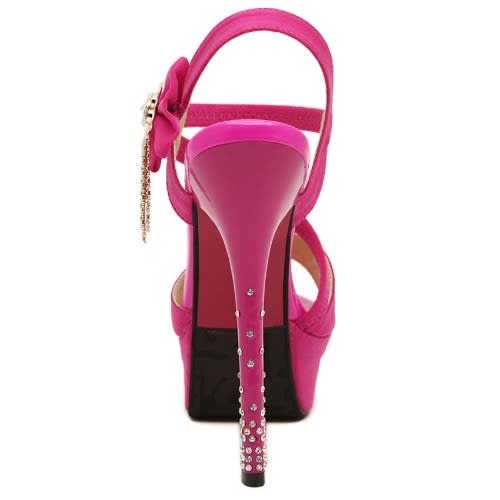 Ladies High Stiletto Sandals - Pink