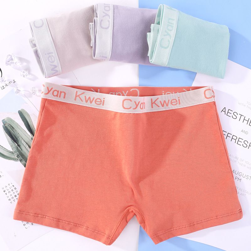 3 Pieces/Set Cotton Panties Women Boyshort Big Size Female Underwear